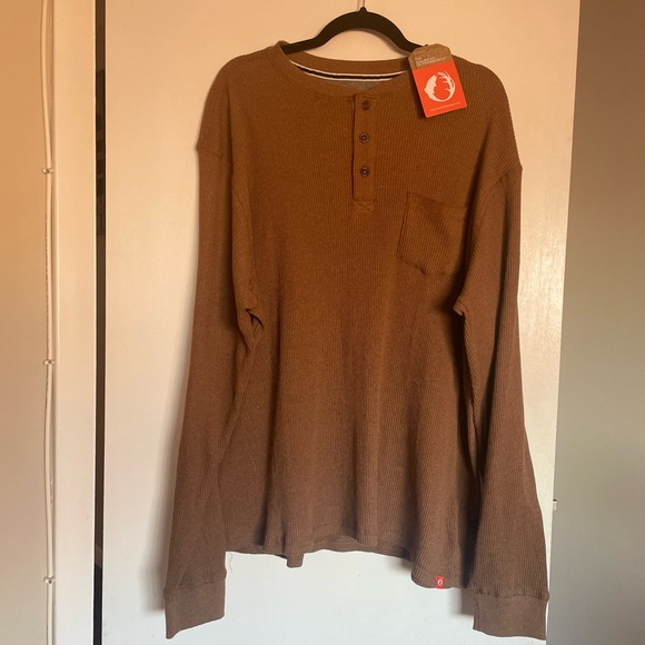 The American Outdoorsman Long Sleeve Button Waffle Shirt - Size XL - Picture 1 of 13